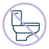 Do not flush icon