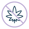 No cannabis icon