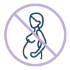 Not while pregnant icon